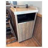 Trash Can w/ Tray Return