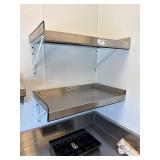 2x 29' Stainless Steel Wall Shelves