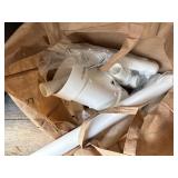 Assorted PVC Plumbing Fittings and Pipe
