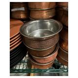 Dozen Metal 6' Bowls