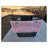 Basket with Carolina girl tag