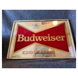 vintage Budweiser King of Beers mirror