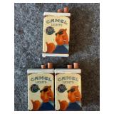 3 Camel Lights Joe's Place match striker lighter