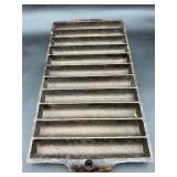 vintage cast iron bread stick pan