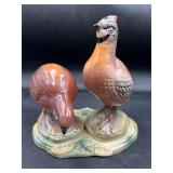 vintage ceramic Bobwhite Quail figurine