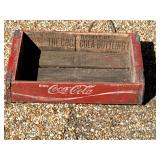 Vintage wooden Coca Cola drink crate