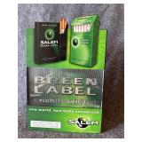 Salem Cigarettes ad plastic Black and Green Label