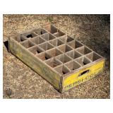 Vintage Pepsi cola drink crate wooden