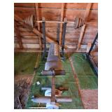 Weight bench and weights