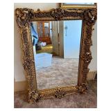 Vintage mirror plastic heavy frame 32.5x44.5ï¿½