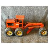 vintage Tonka pressed steel road grader toy 1970s