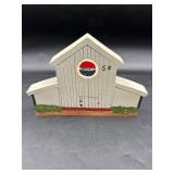 Vintage hand-painted wooden Pepsi decor