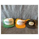 Vtg Kinston, North Carolina tobacco & more hats