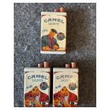 3 Camel Lights Joe's Place match striker lighter