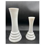 Vintage Randall White Milk Glass Beehive Bud Vase
