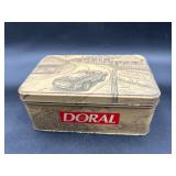 Vintage Doral tin with matches