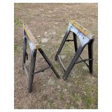 Plastic sawhorses