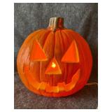 vintage-style, lighted Jack-o'-Lantern