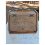 Wooden bread box