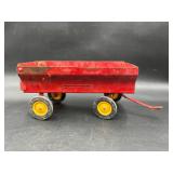 vtg Massey Ferguson toy manure spreader wagon