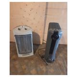 2 electric heaters