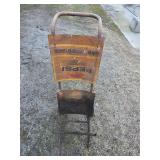 Vintage pepsi cola hand cart