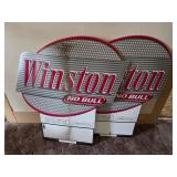 Winston no bull cardboard advertising