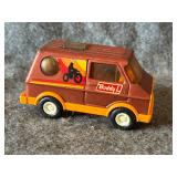 vintage Buddy L Motorcycle Van