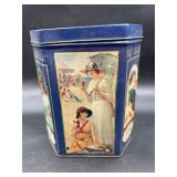 Coca-Cola 'The Drink Of All The Year' Blue Tin