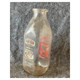 Pet Dairy Products Company glass milk bottle