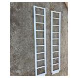 Aluminum lawnmower atv ramps