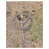 Hand operated fuel pump