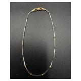 14k two tone bracelet 8ï¿½ 1.7 grams