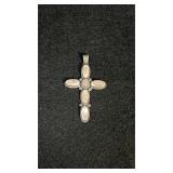 11.2 grams Sterling Silver Cross Pendant