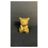 Vintage Mini Brass Panda Bear