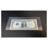 1928 A $1 Silver Certificate, Blue Seal