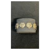 16.2g Sterling Silver Bracelet, Aztec Mask
