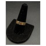 10k yellow gold Scottish Rite Masonic ring 3.6 g