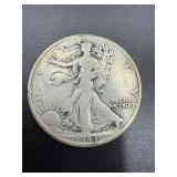 1943 Walking Liberty half dollar 90% silver