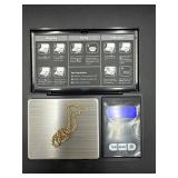 14k yellow gold 1.3 grams broken clasp bracelet