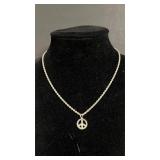 10.9 grams Sterling Silver Necklace w/ Charm