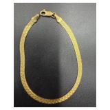 14k yellow gold 3 grams bracelet 7ï¿½