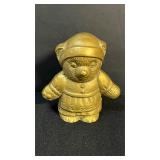Vintage brass bear