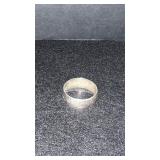 7.9 grams Sterling Silver Ring, 8mm, sz: 12