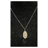 7.6 Grams Sterling Silver St Christopher Charm