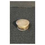 17.5 grams Sterling Silver Pill Box