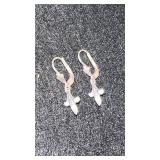 1.5 grams sterling silver earrings