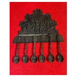 100g 90% Silver Souvenir Spoon Set Made in Holland