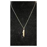 5.4 g Steel Silver Holiday Cruise Ship Charm