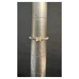 1.6 grams 925-14k QCD Ring, sz 7